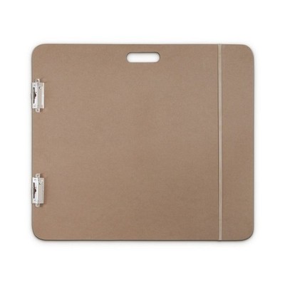 Saunders 05607 Recycled Hardboard Sketchboard, (2) High Capacity Clips, 23'' x