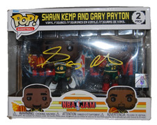 GARY PAYTON signed (NBA JAM) Supersonics basketball Funko Pop BECKETT BY085896