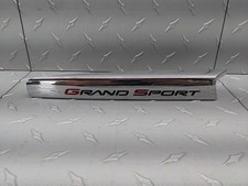 2010-2013 C6 Corvette Grand Sport Fender Emblem Used Lh Left Chrome Oem 20896717 2010-2013 C6 Corvette Grand Sport Fender Emblem Used Lh Left Chrome Oem 20896717