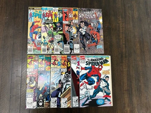 Amazing Spiderman 11 Comic Lot Punisher Covers