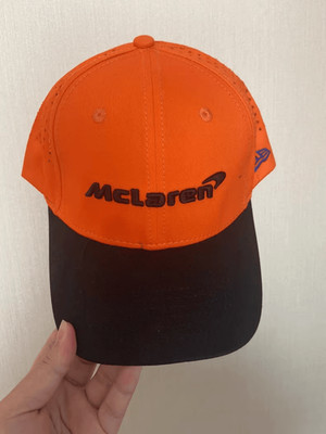 F1 McLaren Racing Men's Casual Outdoor Baseball cap Adjustable Orange