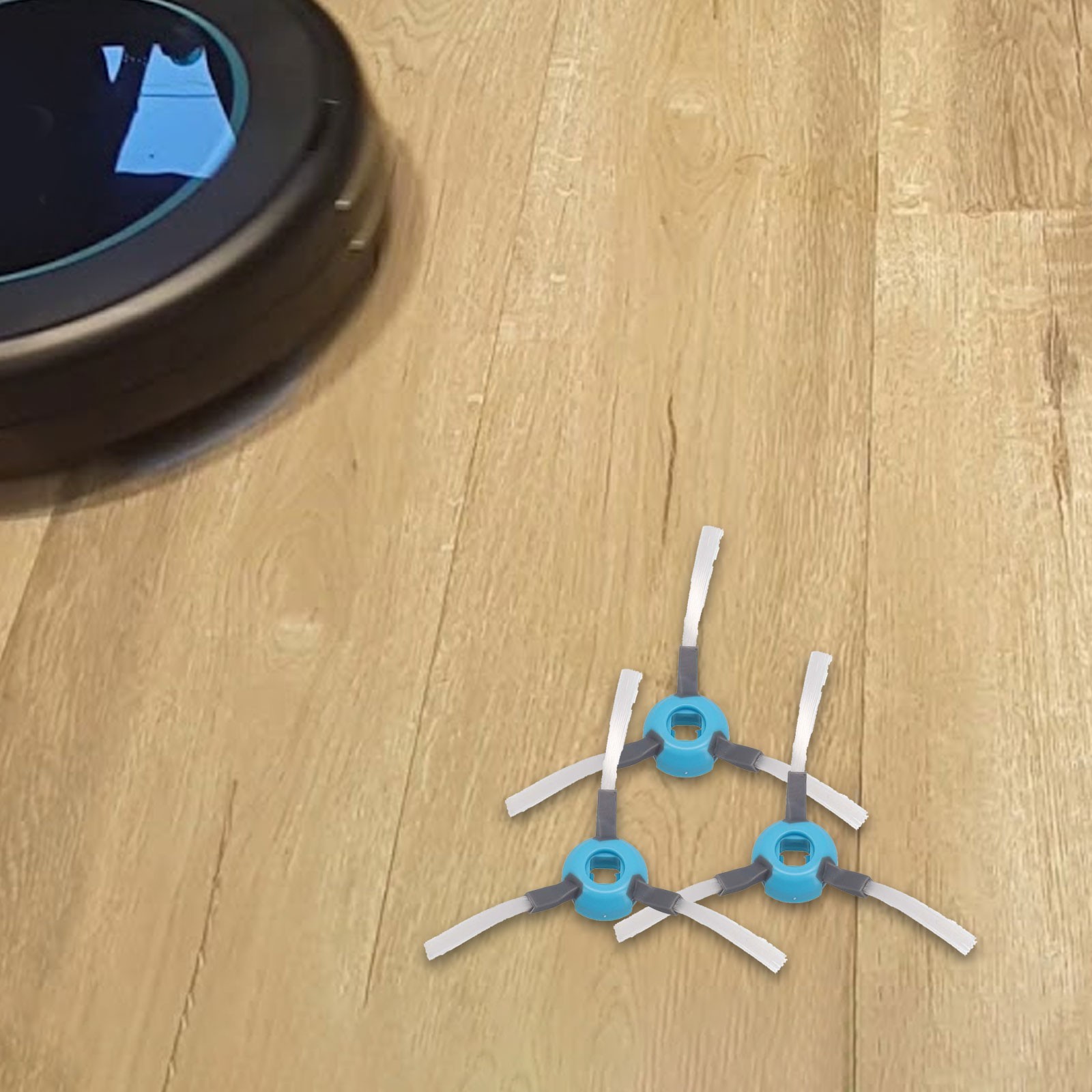 Side Brush Vacuum Cleaner 3pcs Brush Cleaning For Hobot Legee 669/668/7