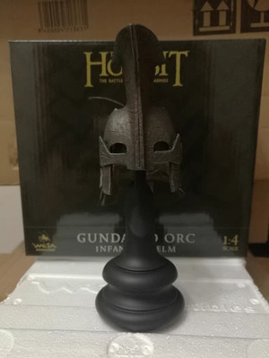 Weta Workshop The Hobbit: Battle of Five Armies Gundabad Orc Helmet 1:4 Polyston