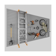 4 x 8 FT Slatwall Panel Garage Wall Organizer, Heavy Duty Slat Wall Paneling ...