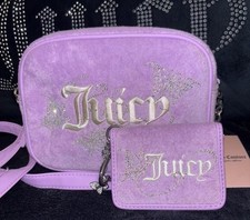 Juicy Couture Crossbody Lavender Bag Plus Matching Wallet