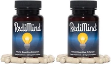 (2 Packs) RediMind Natural Cognitive Enhancer 30 Caps-Focus-Memory-Brain Health