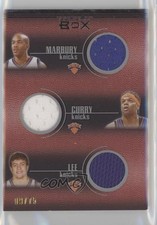 2007-08 Luxury Box Six Piece Relics /75 Stephon Marbury Eddy Curry David Lee HOF