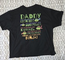 Teenage Mutant Ninja Turtles Daddy You're My Favorite Ninja Graphic T-Shirt 3xl