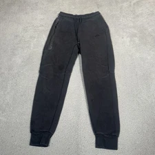 Nike Pants Mens Small Black Tech Fleece Joggers Drawstring Athletic Performance