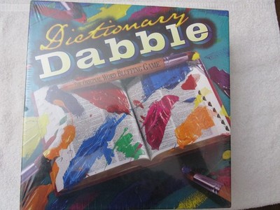 Dictionary Dabble: The Original Word Bluffing Board Game (1998, Patch Products)