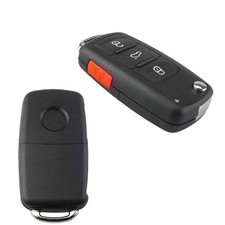 Replacement Remote Key Case Fob For Vw Gti Jetta Eos Golf 2011-2016 Black