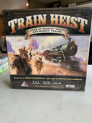 Train Heist Game Cryptozoic 2017 Complete