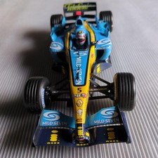 Hot Renault R25 F1 Car 1/18 Scale Fernando Alonso MILD SEVEN Blue Yellow