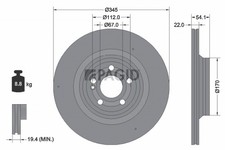 2x PAGID Bremsscheibe innenbelüftet Ø345mm für Mercedes-Benz GLE V167 W167 C167 2x PAGID Bremsscheibe innenbelüftet Ø345mm für Mercedes-Benz GLE V167 W167 C167