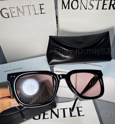 GentleMonster Nubo 01(V) Sunglasses Black Frame Pink Lenses | eBay