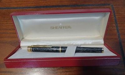 Vintage Sheaffer Targa Füllfederhalter 585 14k Feder USA White Dot