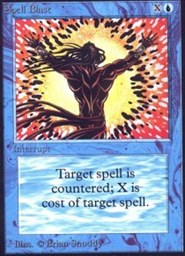 Spell Blast HP, English MTG Beta