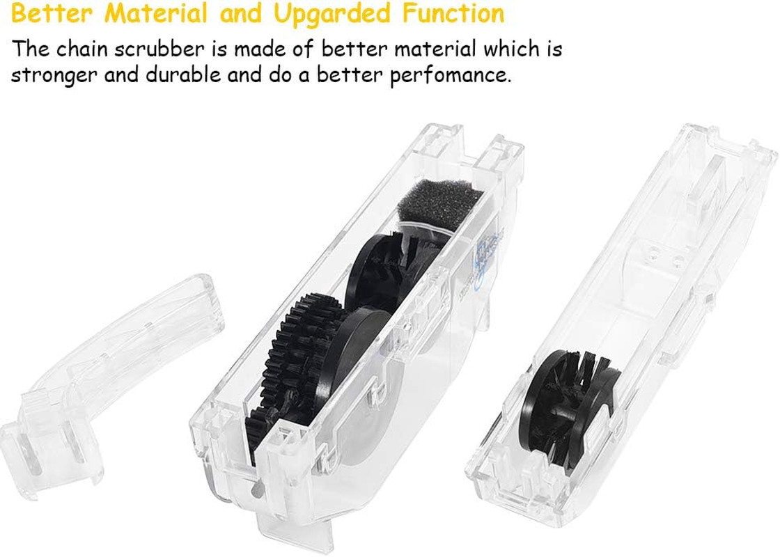 Bike Chain Scrubber Set - Bicycle Chain CLEANING AGENT- 10 OZ Bike Chain Cleaner