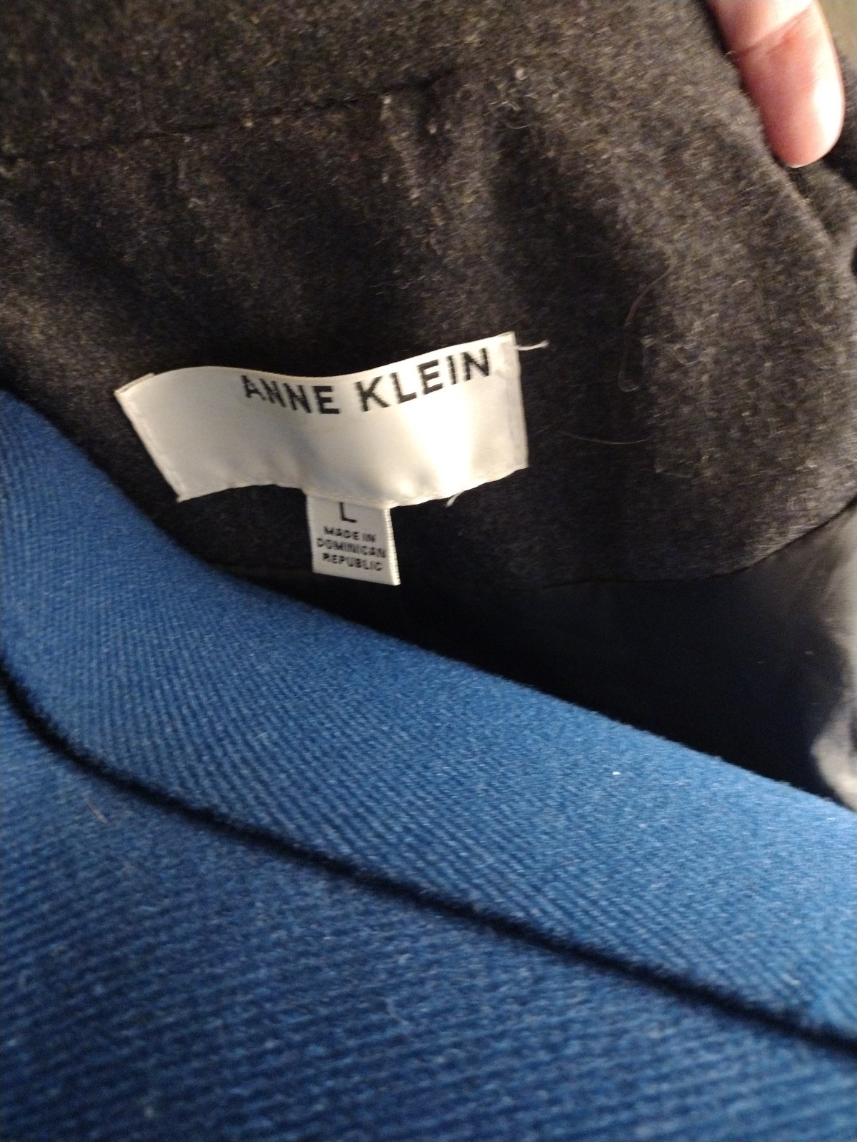 Anne Klein Wool/Polyester Double Breasted Coat Gr… - image 5