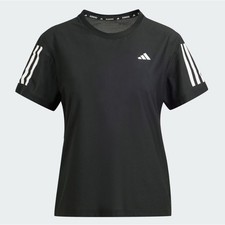 Adidas Own The Run Tee in Black - Size Small
