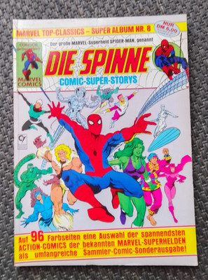 DIE SPINNE - Marvel Top-Classics-Super Album  Nr. 8  Comic-Super-Storys  Vintage