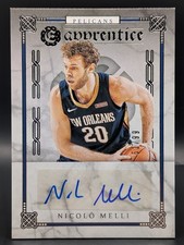 2019-20 Panini Chronicles Nicolo Melli Apprentice Auto /99 - NOLA Pelicans