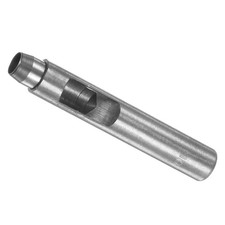 Leather Hole Punch, 10mm Button Dia. 16mm Shank, Steel Round Punch