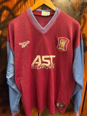 Vintage Aston Villa Football Club Reebok Long-sleeve Goalkeeper Jersey