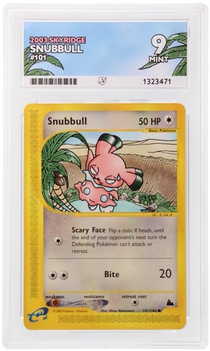 Snubbull graded ACE 9 for sale on eBay