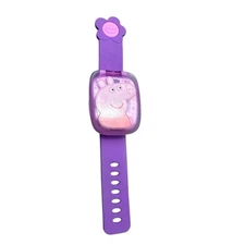 VTech Peppa Pig Learning Watch Pink Purple Activity Games with Sound