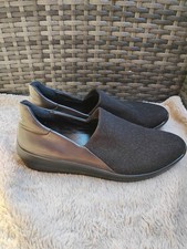 Ecco Incise Urban Slip-On Comfort Shoes Black Sparkle Womens EU size 36 or US 6