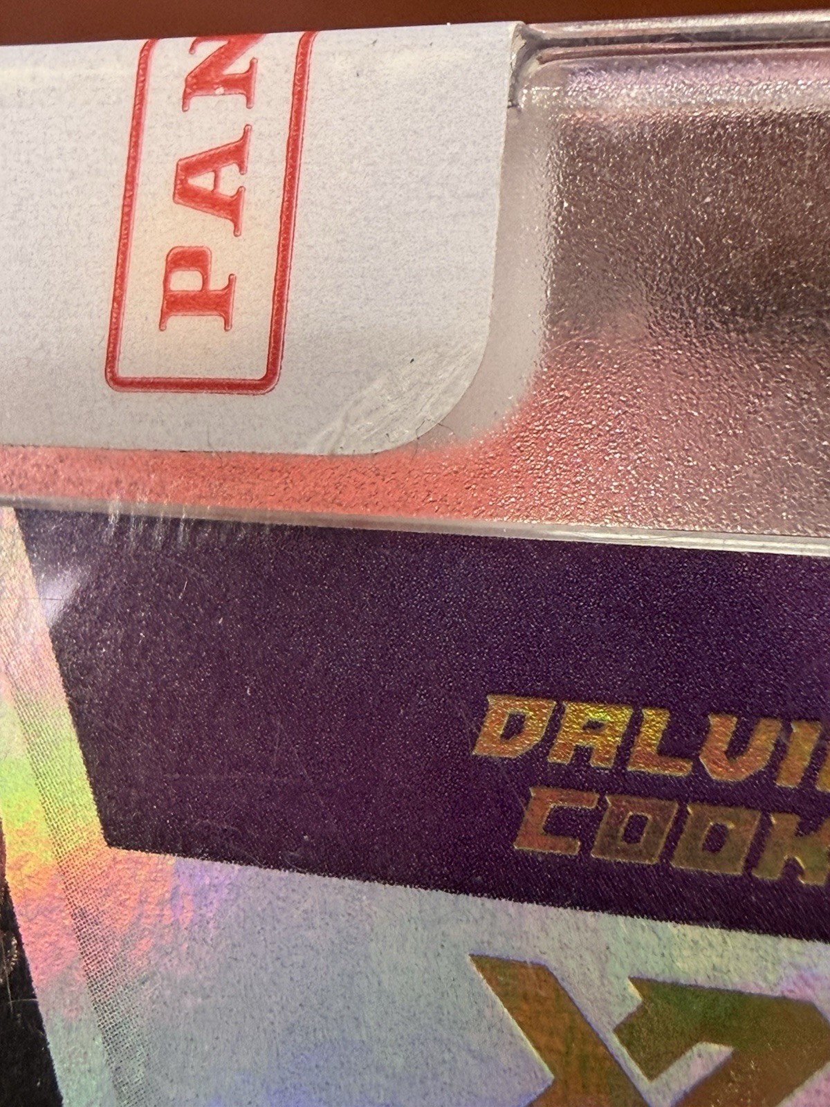 2021 Panini XR Football Dalvin Cook Patch Auto 1/1 One of One Autographed Swatch view 4