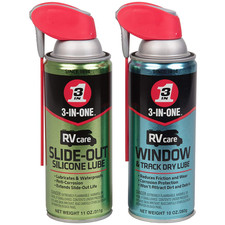 Rvcare Slide Out Silicone, 11 Oz. and RV Care Window  Track Dry Lube