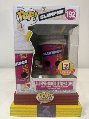 Funko Pop! Ad Icons Seven Eleven Slurpee Block Buchstaben Tasse #192 Exclusive