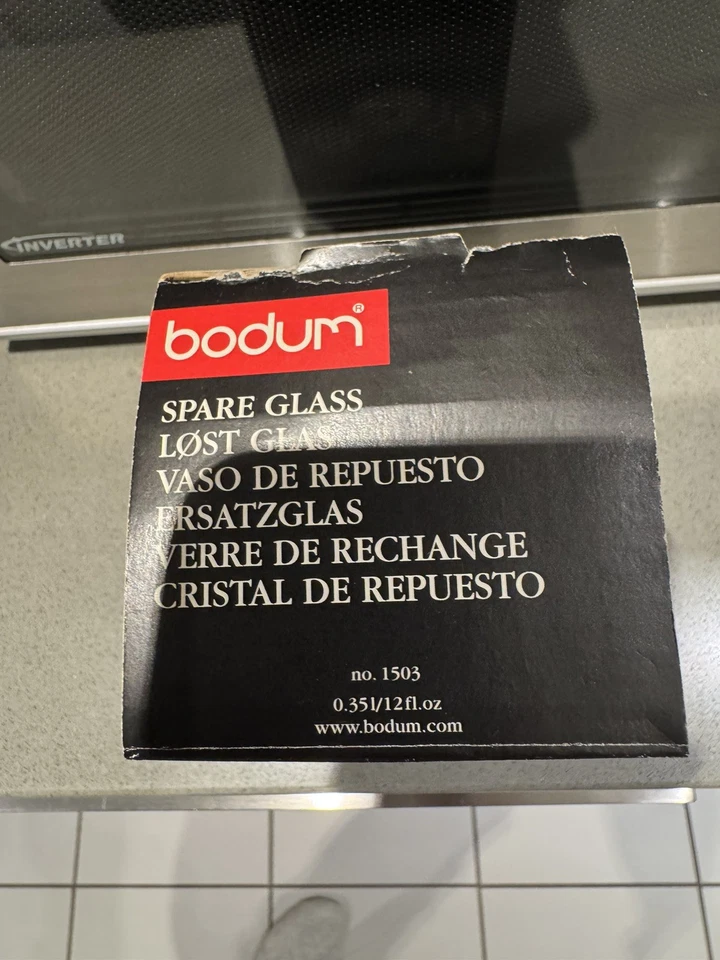 Original BODUM SPARE CAFETIERE REPLACEMENT GLASS 3 Cup Bistro 0.35l / 12oz 1503 - Image 2 of 3