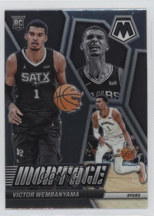 2023-24 Panini Mosaic Montage Victor Wembanyama #7 1dh2