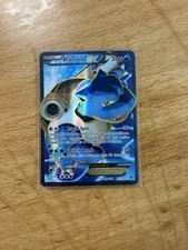 Blastoise EX 142/146 Ultra Rare XY Pokemon Damaged Back. Good Binder Card