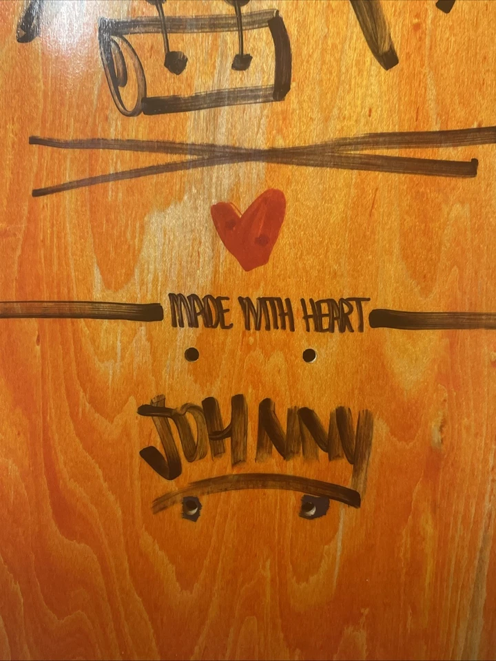 Johnny Schillereff Signed Element Deck Rare Piece Limited Edition Autograph - Bild 2 von 4