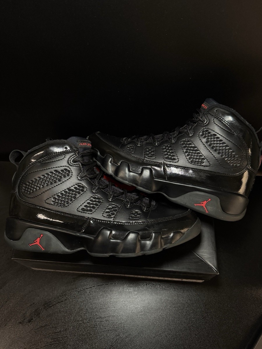 Size 5.5Y | Jordan 9 Patent Bred With Box | Pre-Owned Jordan 9 Retro Bred Patent Men main image 3