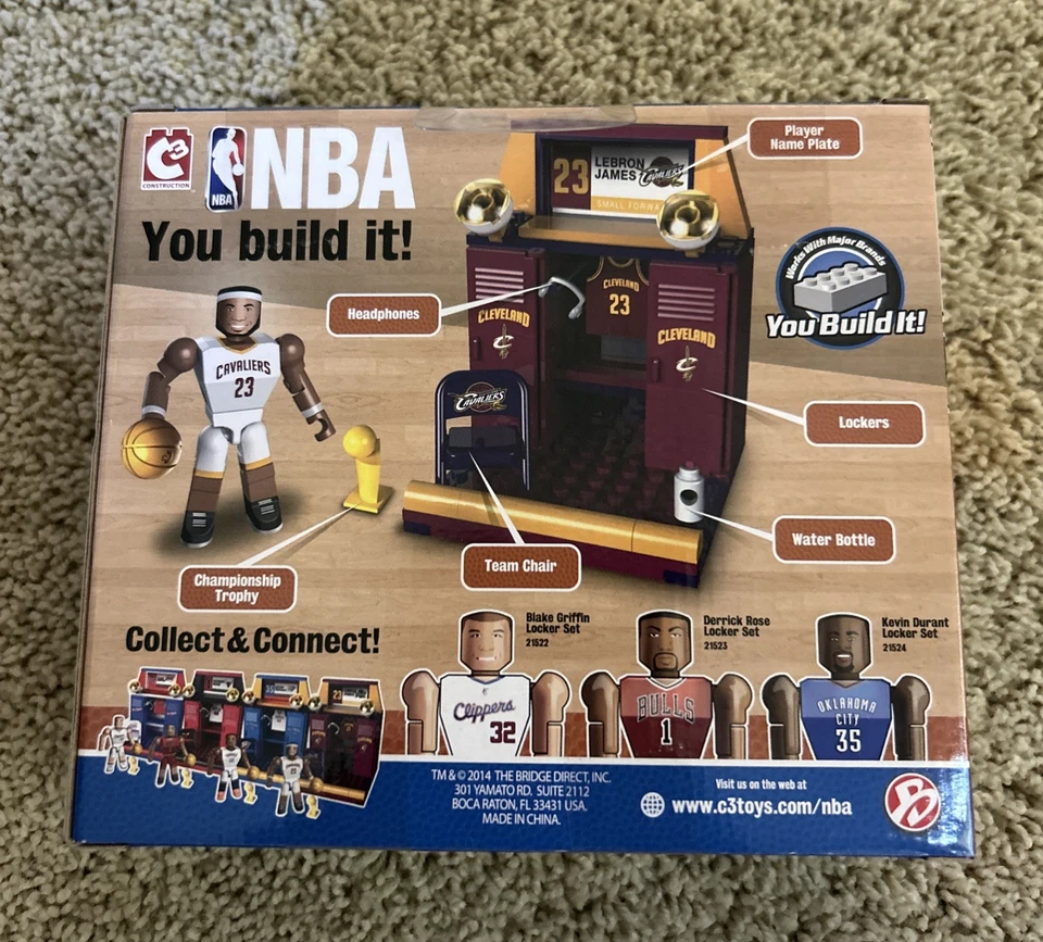 2014 NBA Cavaliers Lebron James Locker Set -63 piece Set-Factory NEW! 🔥🔥🔥 - Image 2 of 2