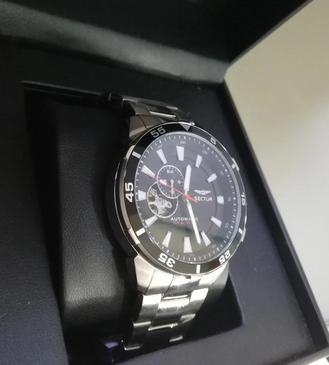 Sector No Limits Orologio Uomo ADV2500 - Cronografo Quarzo, Cassa 43mm, Acciaio E PVD Oro Rosa - 4
