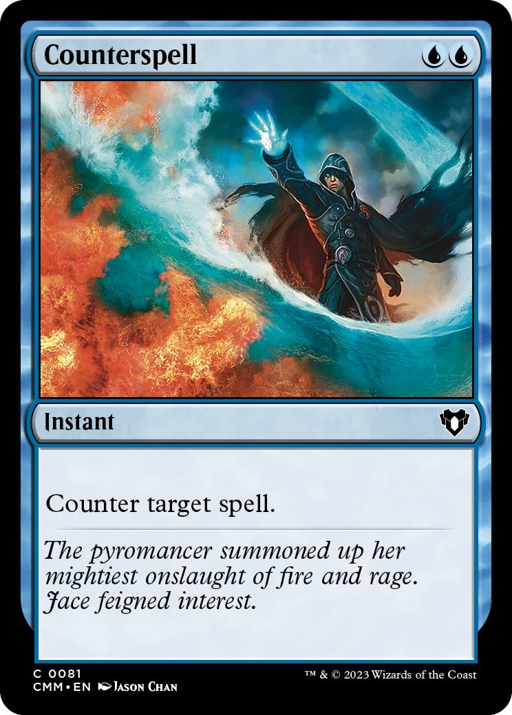 Counterspell Commander Masters MTG 81 LP