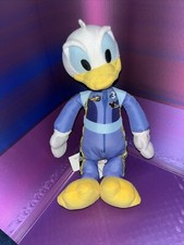 Disney Jr. Mickey  the Roadster Racers Donald Duck 9" Plush EUC  