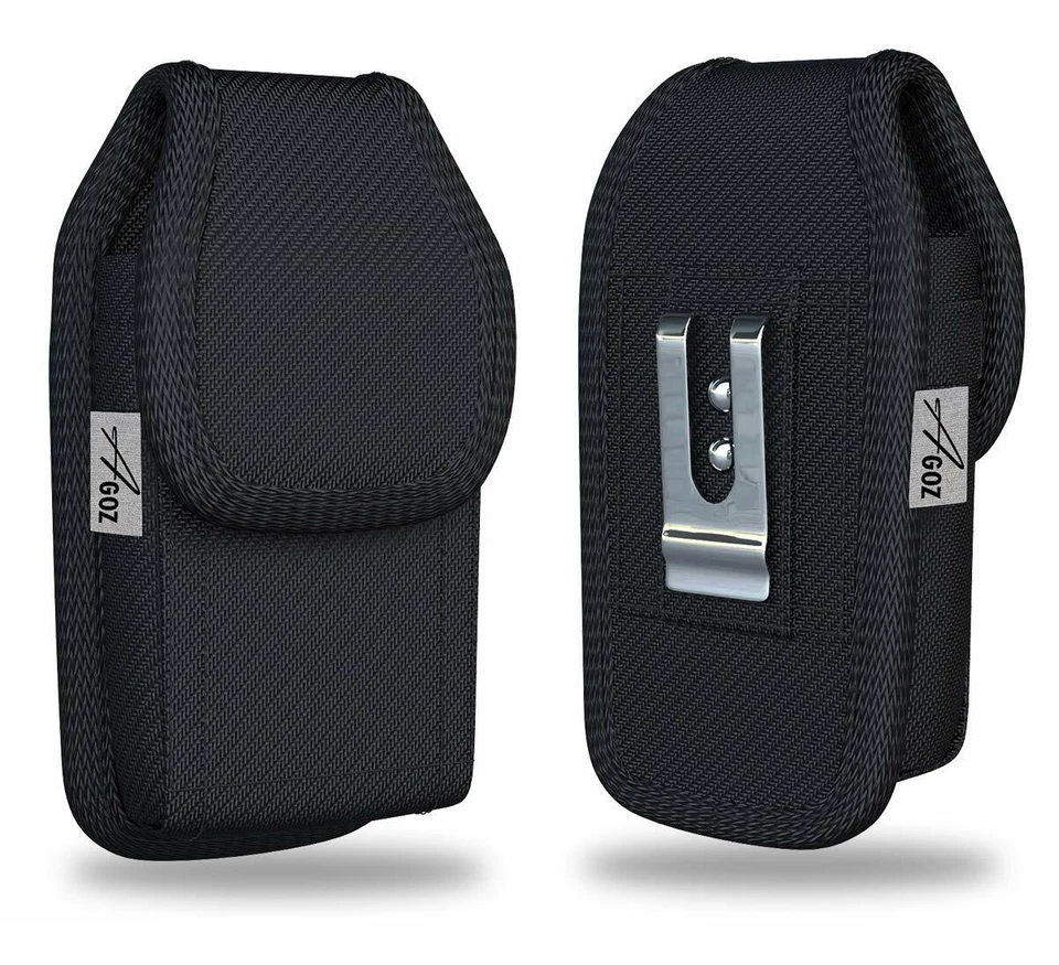 Funda vertical con clip para cinturón de lona resistente para Garmin Approach G6 G7 G8 G80 Golf GPS Foto 2 de 4