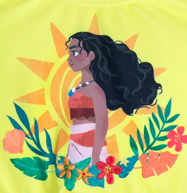 GIRLS SIZE 5/6 DISNEY STORE MOANA SWIMSUIT FOR GIRLS NWT | eBay