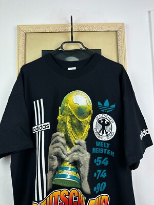 Vintage 90's Adidas Germany Deutschland World Cup Shirt Football