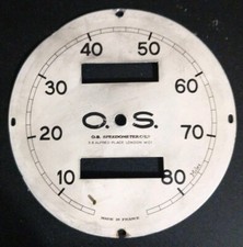 Antique Os Speedometer Face - 1920s Talbot