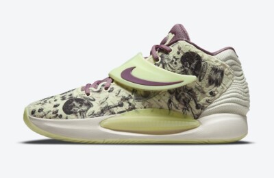 r*e様 Nike KD14 Nike KD 14 'Surrealism' Lime Ice/Pearl Basketball Shoes Men's 15