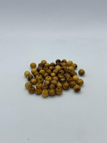 Beads - Olive Wood Holyland Round Beads- Rosaries Bracelets Gift - Various Sizes - Picture 38 of 60