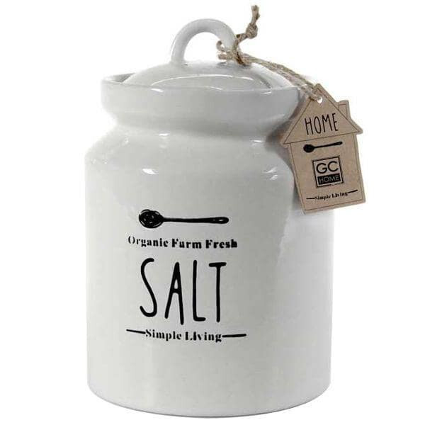Very Useful Ceramic Salt Jar 12 cm H 17